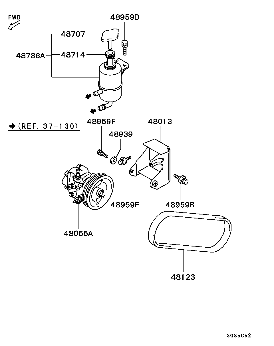 Mitsubishi MD188026 - Cinghia Poly-V autozon.pro