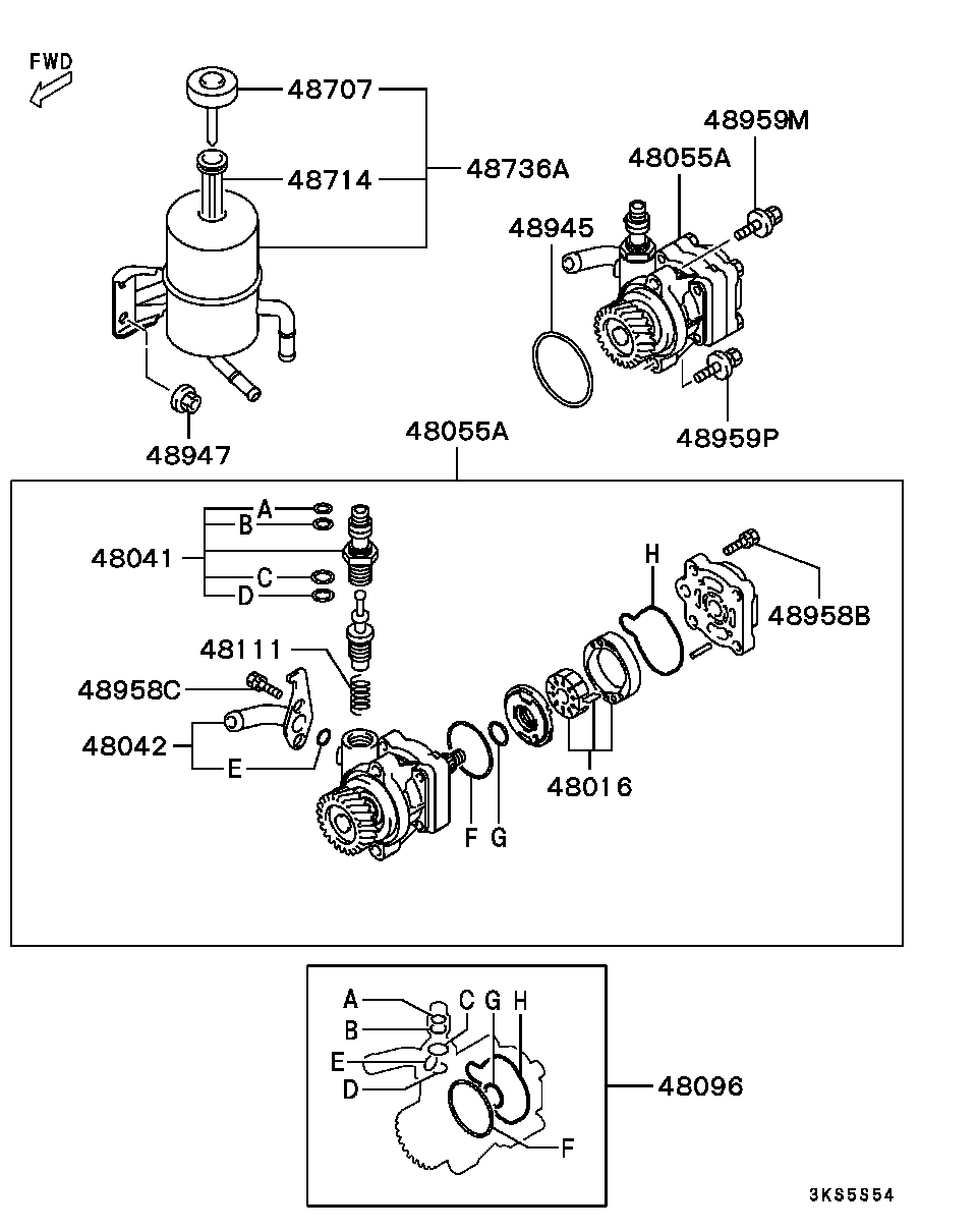 Mitsubishi MF520407 - Anello di tenuta autozon.pro