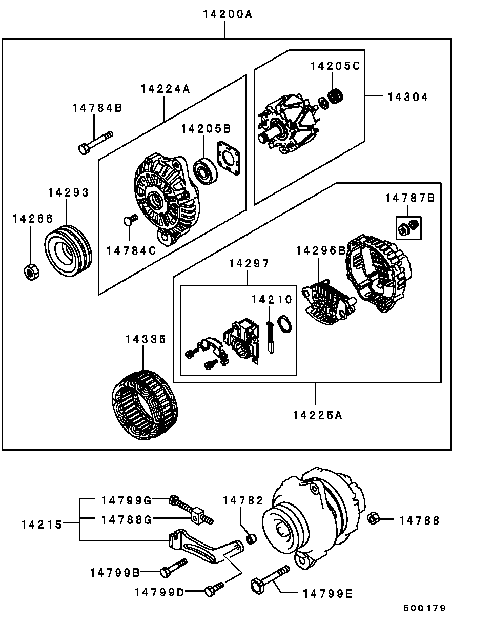 Mitsubishi ME 202755 - Alternatore autozon.pro