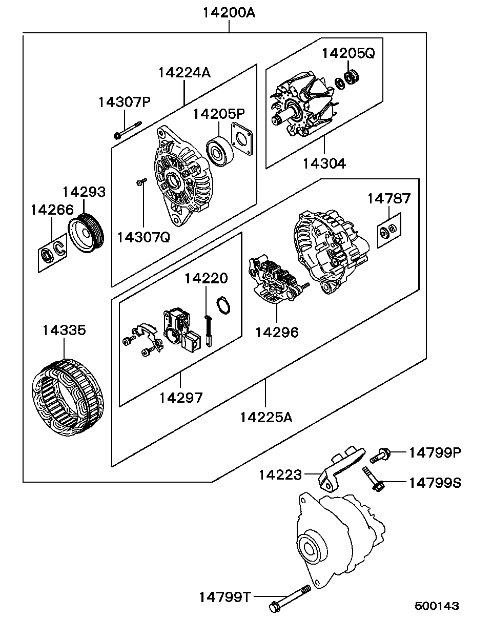 Mitsubishi MD 188242 - Alternatore autozon.pro