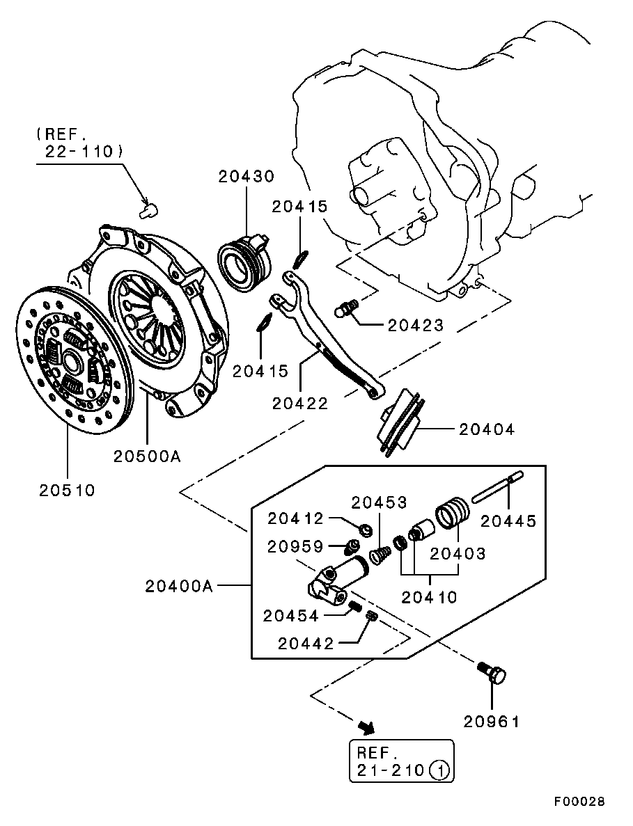 Mitsubishi MD802110 - Spingidisco frizione autozon.pro