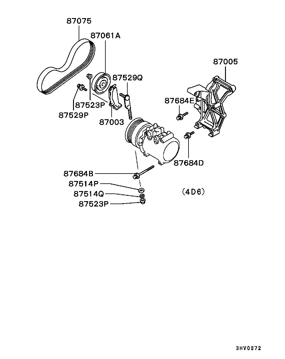 Mitsubishi MD337407 - Cinghia Poly-V autozon.pro