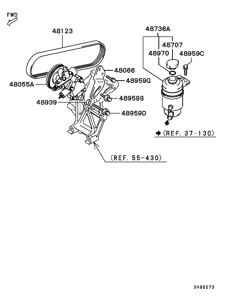 Mitsubishi MD337406 - Cinghia Poly-V autozon.pro