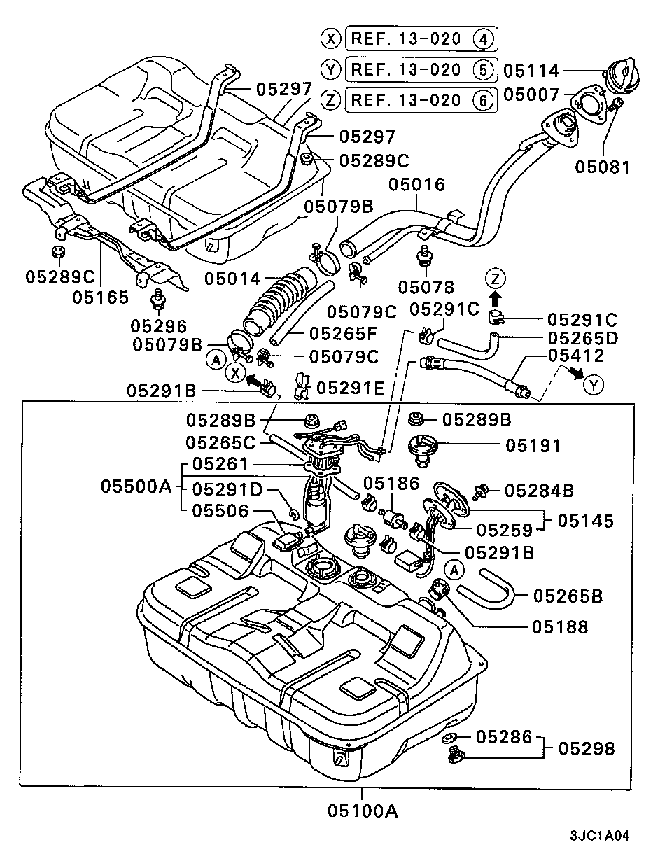 Chrysler MB698623 - Pompa carburante autozon.pro