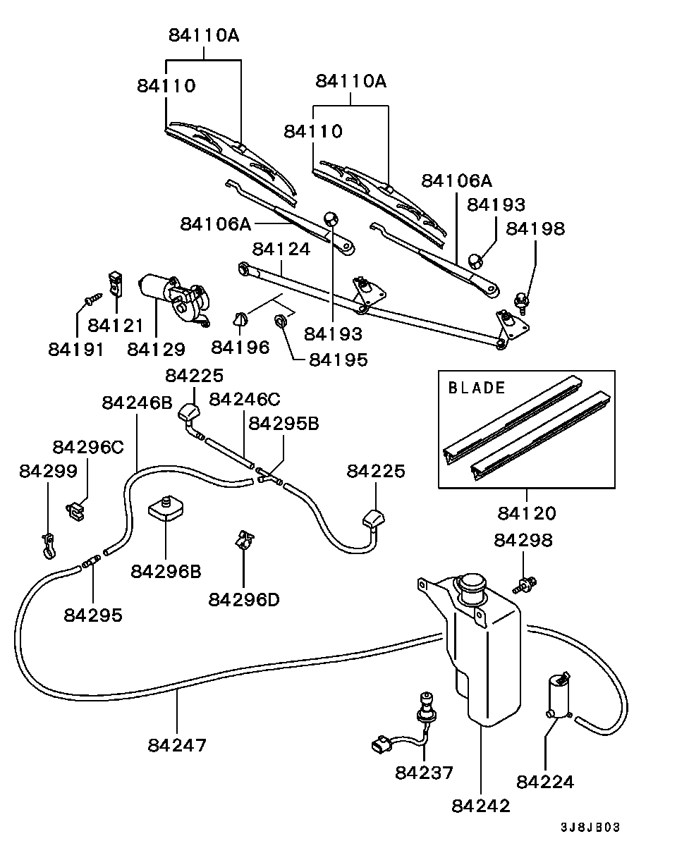 Mitsubishi MB683712 - Spazzola tergi autozon.pro