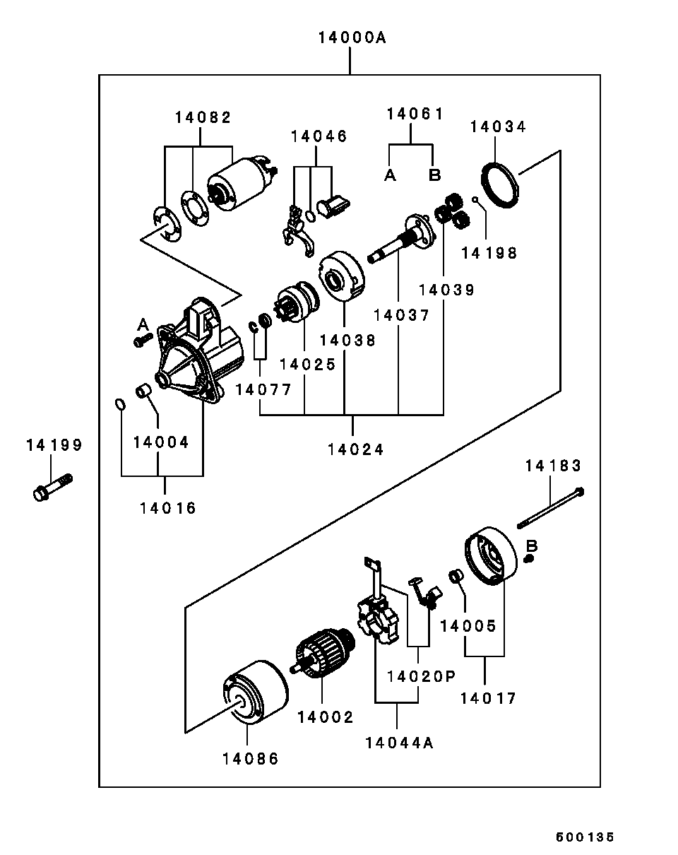 Mitsubishi MD 360368 - Motorino d'avviamento autozon.pro