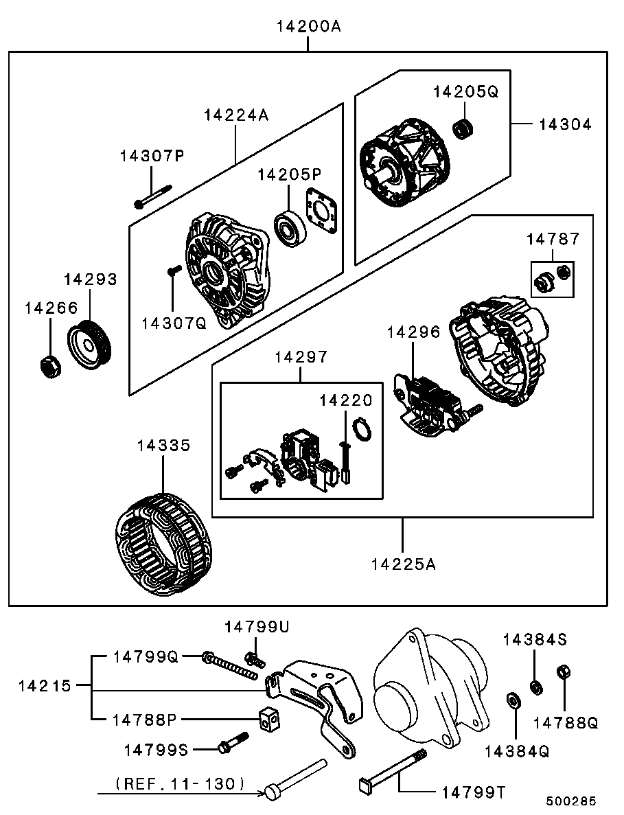 Mitsubishi MD 360635 - Alternatore autozon.pro