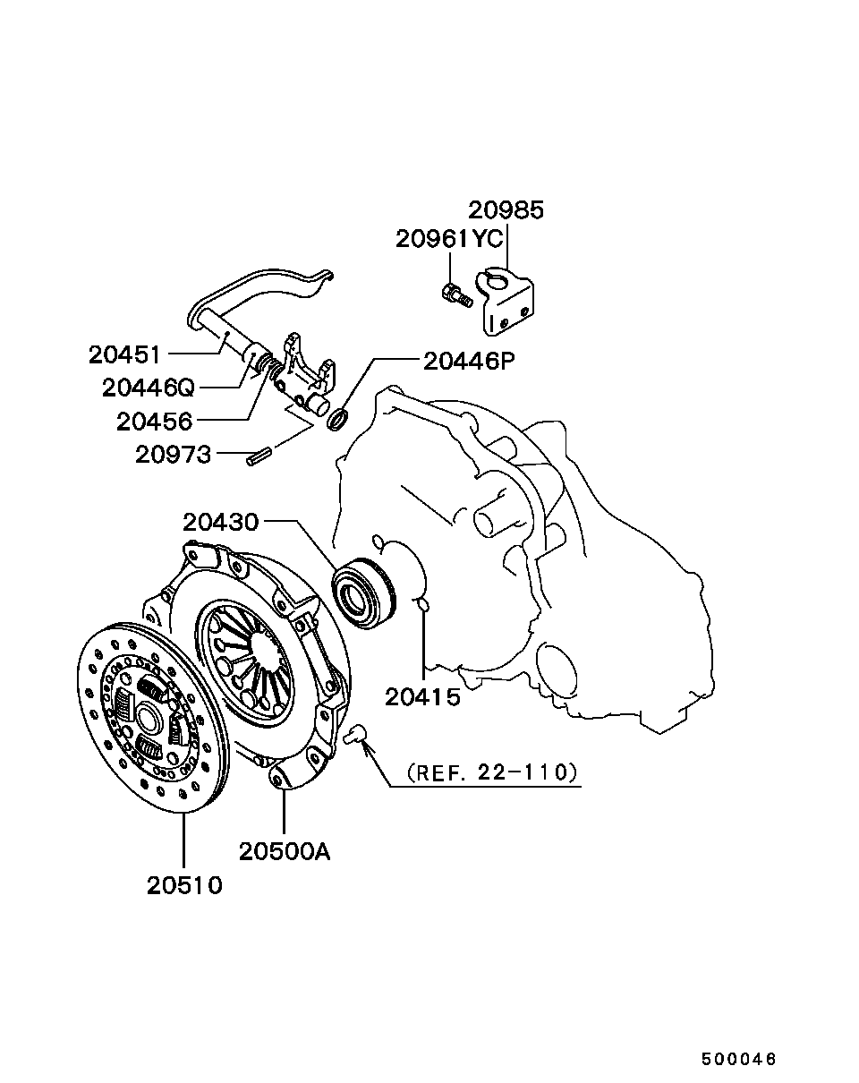 Mitsubishi MD706180 - Reggispinta distacco frizione autozon.pro