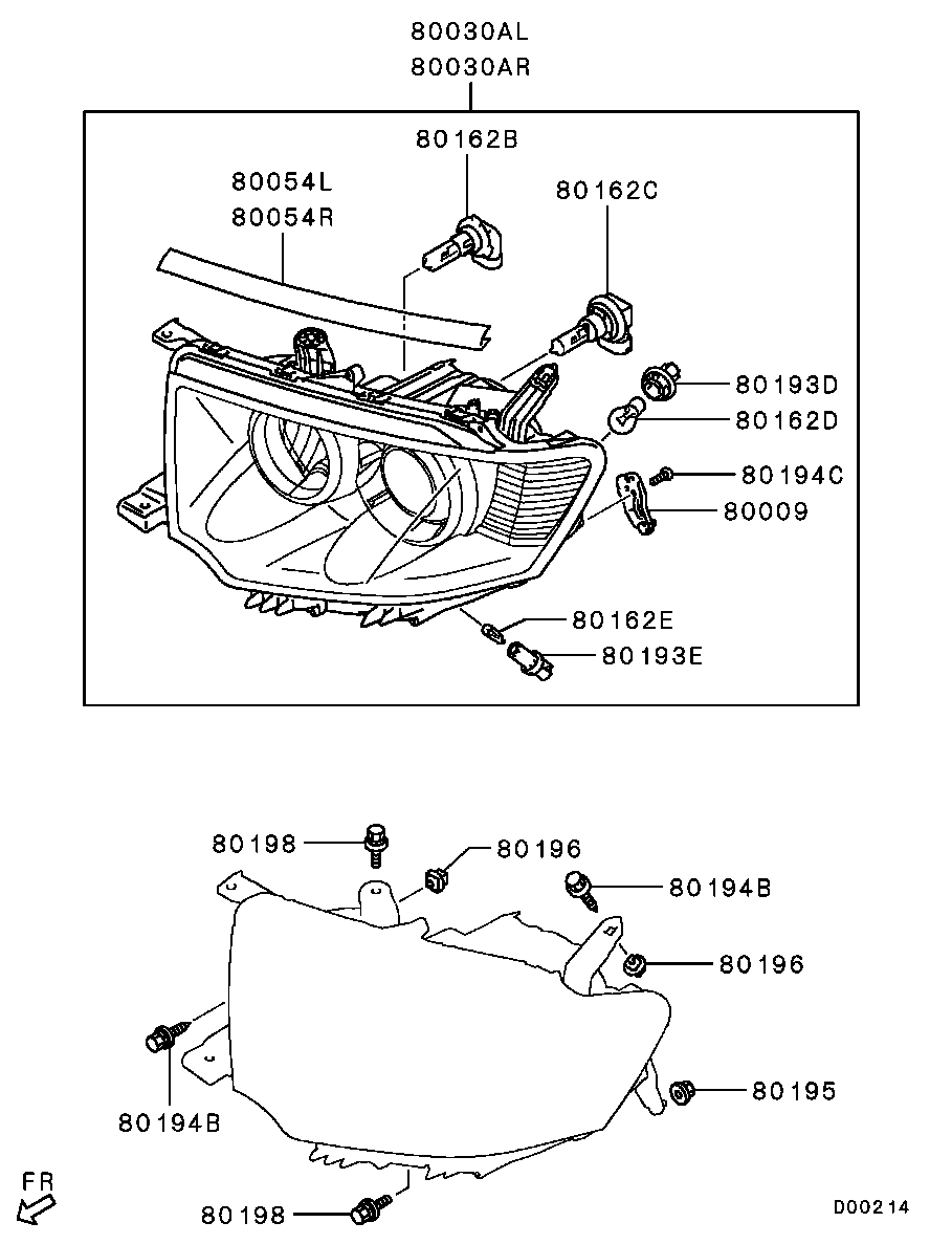 Mitsubishi MS820968 - Lampadina, Fendinebbia autozon.pro