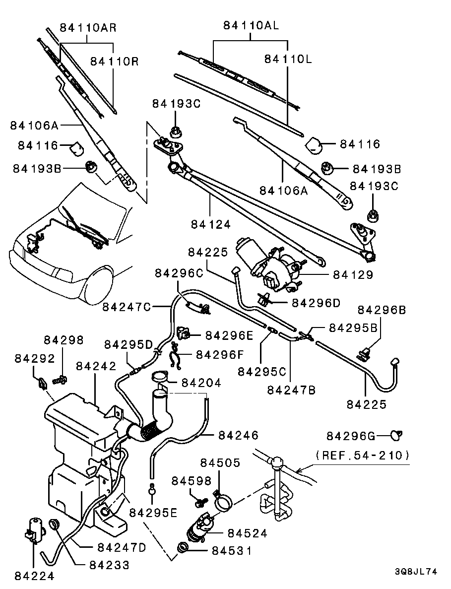 Mitsubishi MR300877 - Spazzola tergi autozon.pro