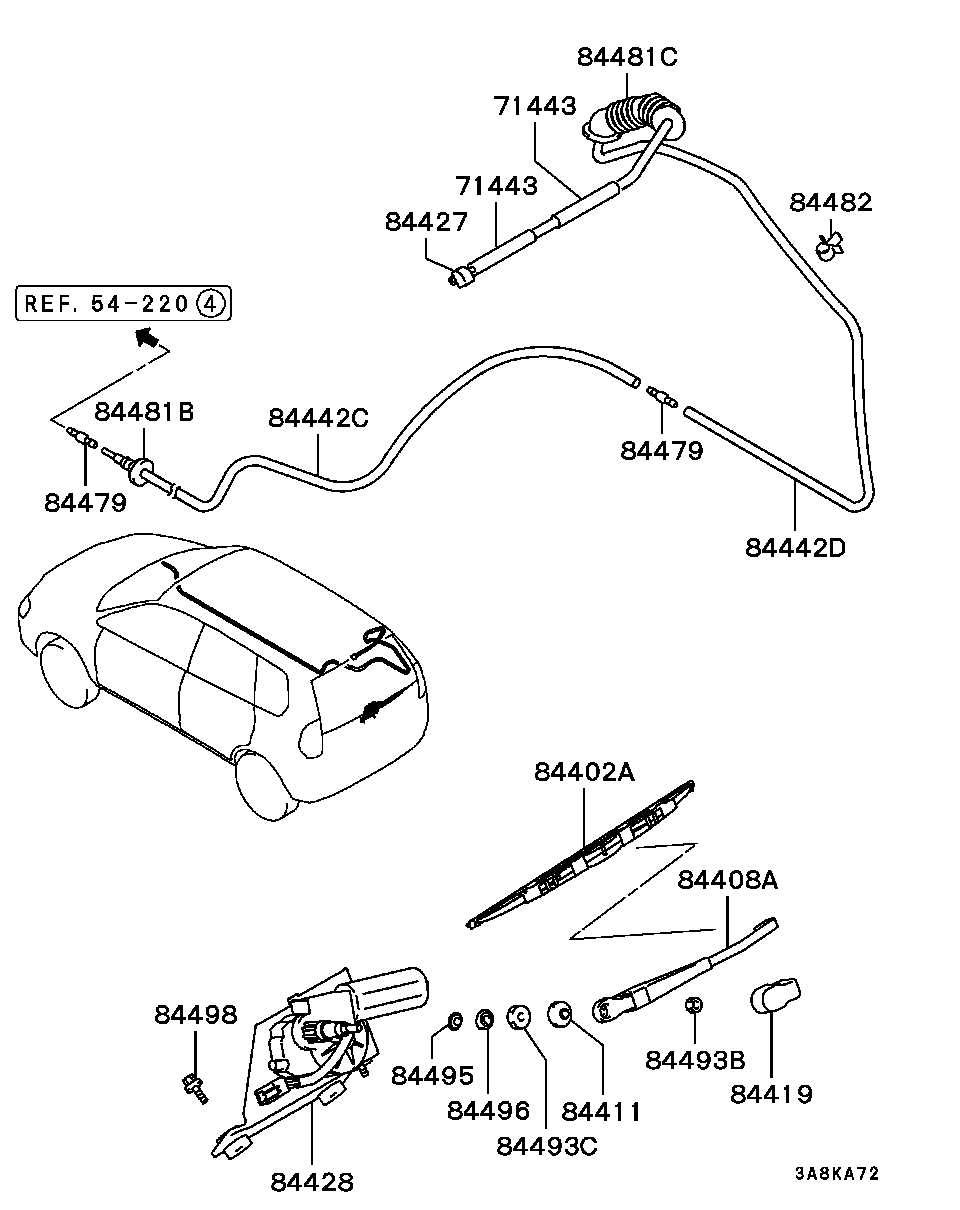 Mitsubishi MR416376 - Spazzola tergi autozon.pro