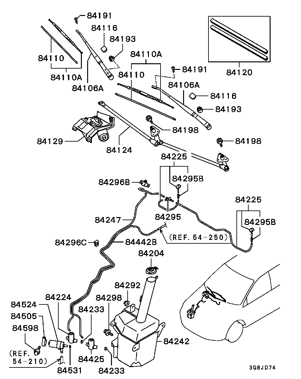 Mitsubishi MR472595 - Spazzola tergi autozon.pro