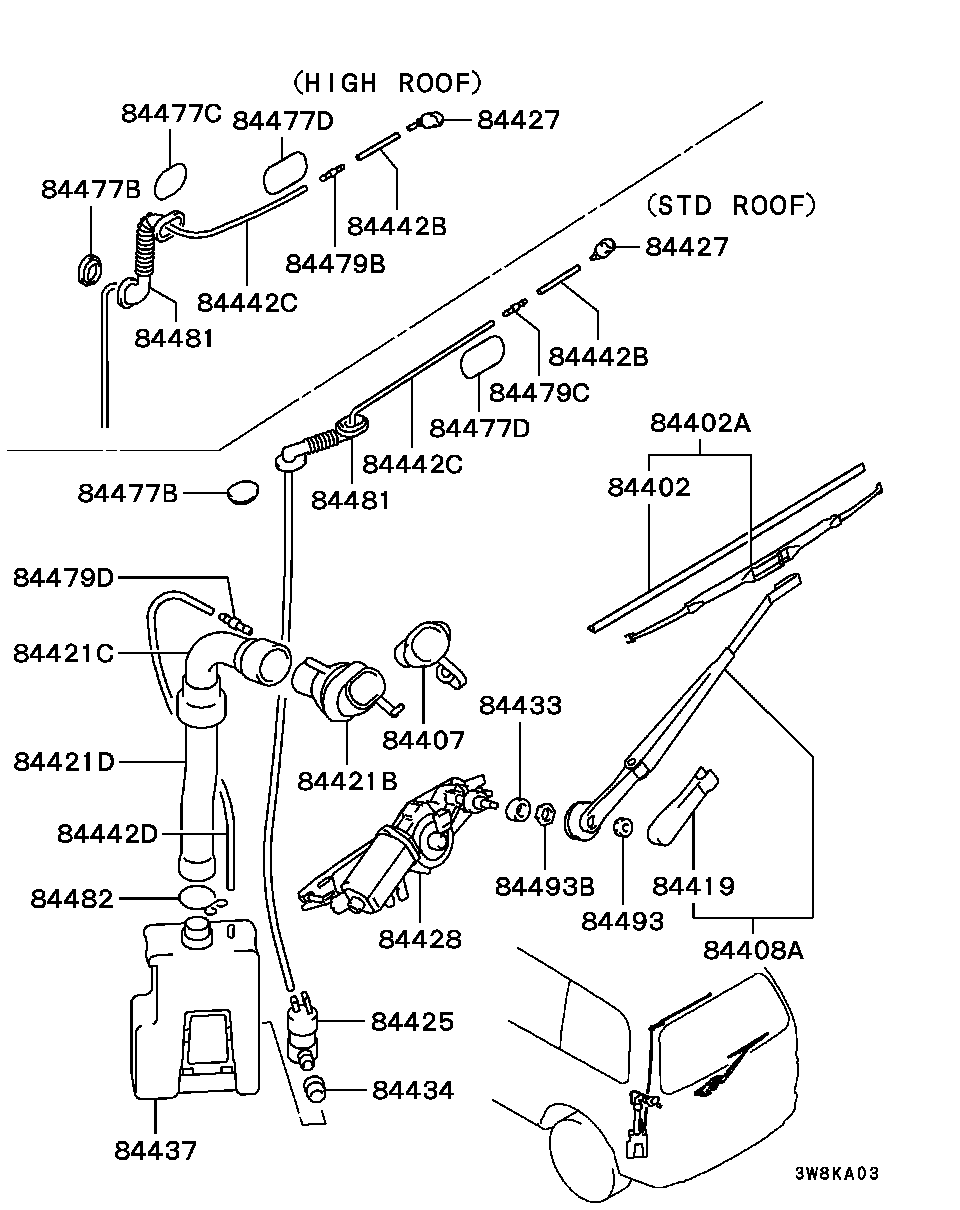 Mitsubishi MR300320 - Spazzola tergi autozon.pro