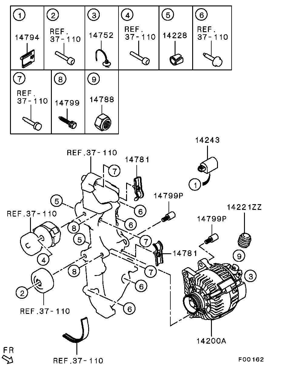 Mitsubishi 1800A138 - Alternatore autozon.pro