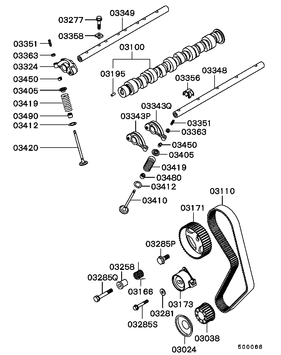 Mitsubishi MD176386 - Cinghia dentata autozon.pro