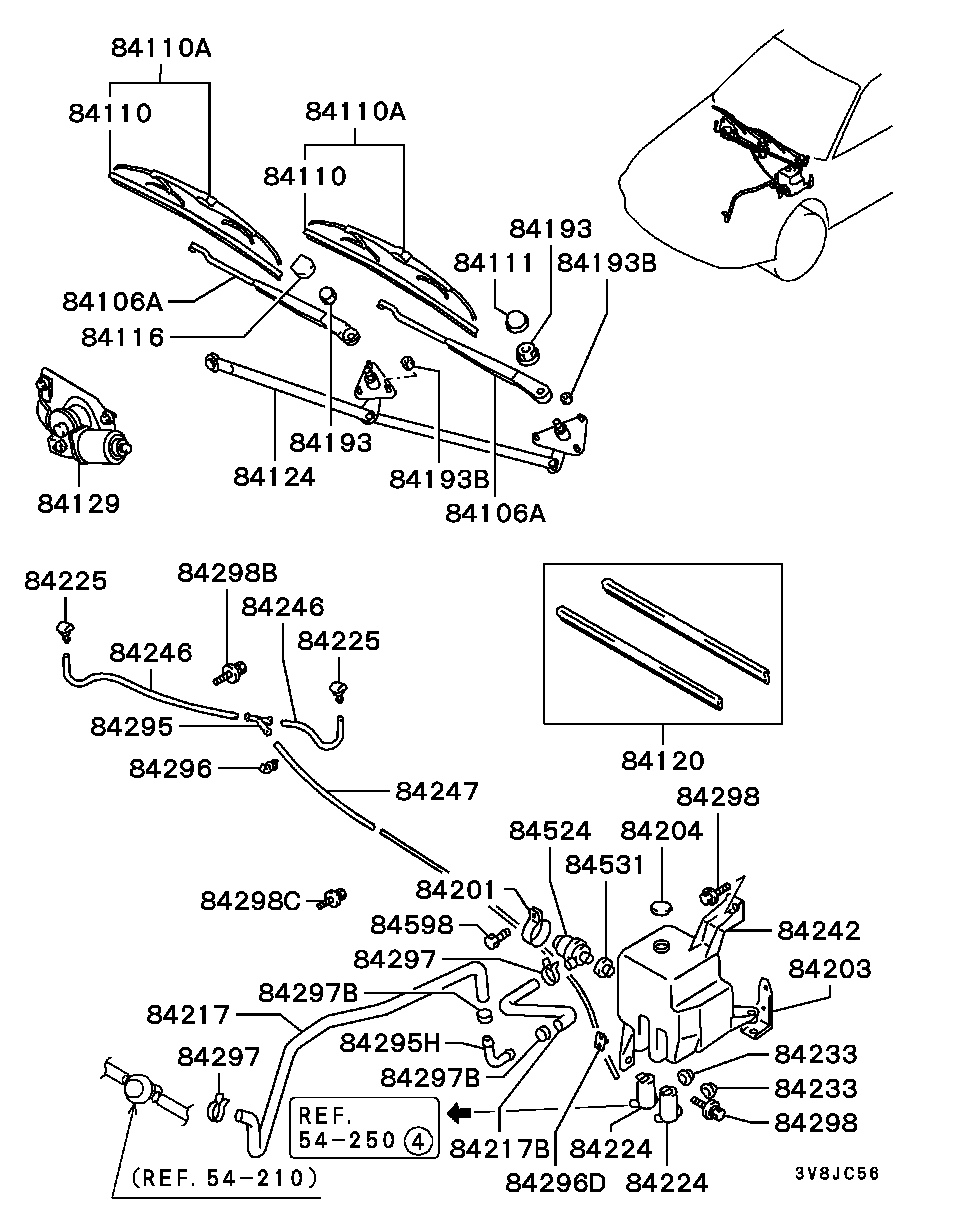 Mitsubishi MB859050 - Spazzola tergi autozon.pro