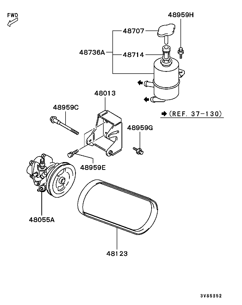 Mitsubishi MD192809 - Cinghia Poly-V autozon.pro