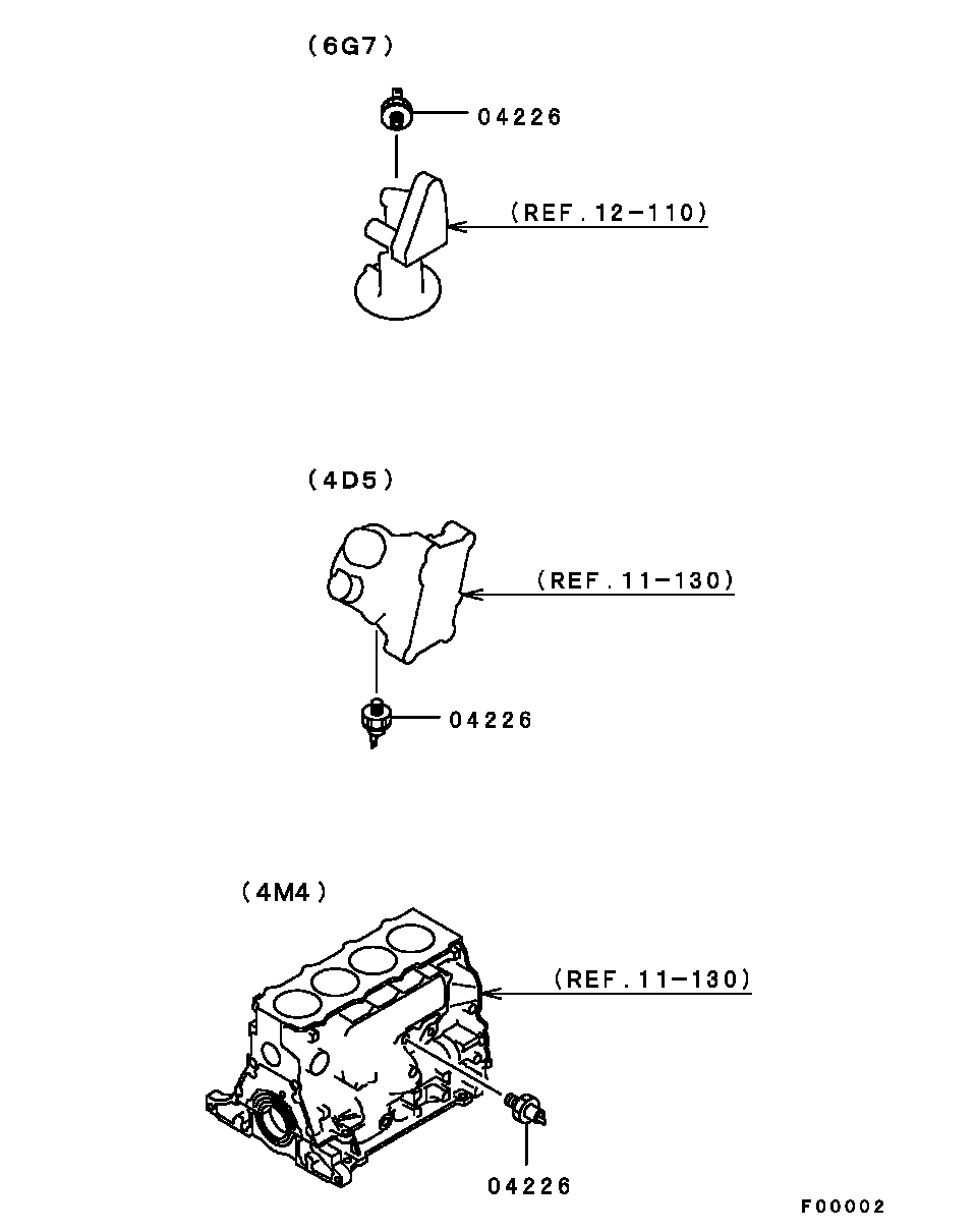 Mitsubishi MC-840219 - Sensore, Pressione olio autozon.pro