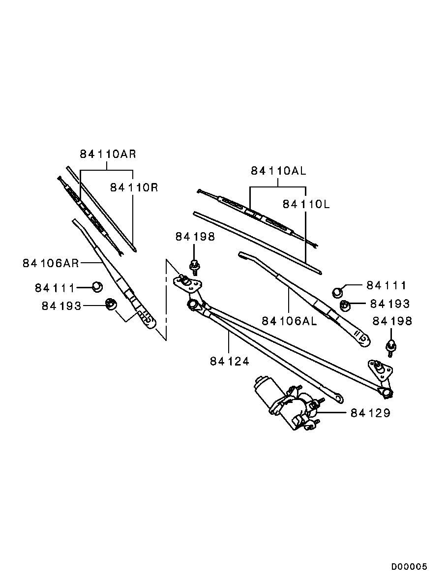 Mitsubishi MR522387 - Spazzola tergi autozon.pro