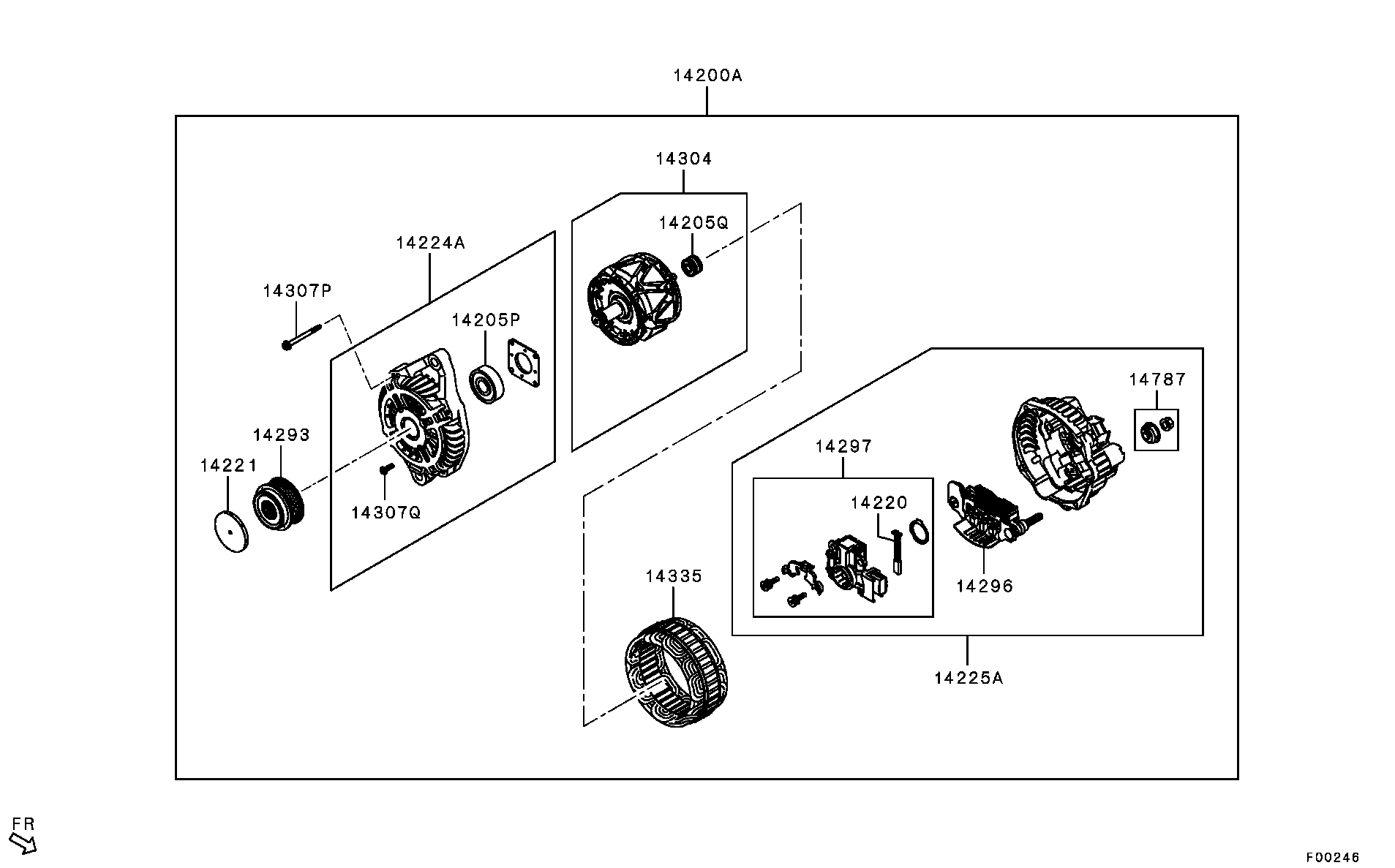 Mitsubishi 1800A459 - Puleggia cinghia, Alternatore autozon.pro