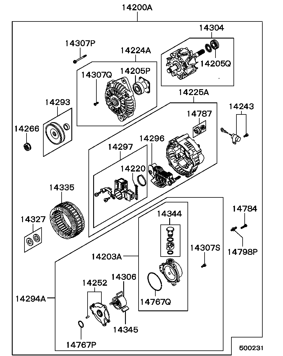 Mitsubishi MD344963 - Alternatore autozon.pro