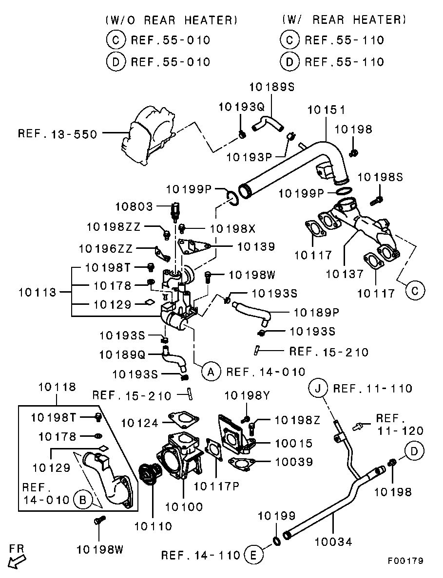 Mitsubishi 1305A239 - Termostato, Refrigerante autozon.pro