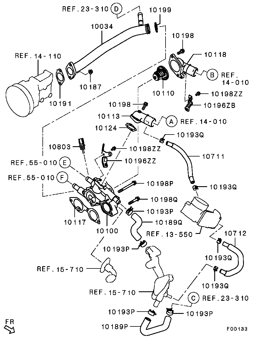 Mitsubishi 1305A283 - Termostato, Refrigerante autozon.pro