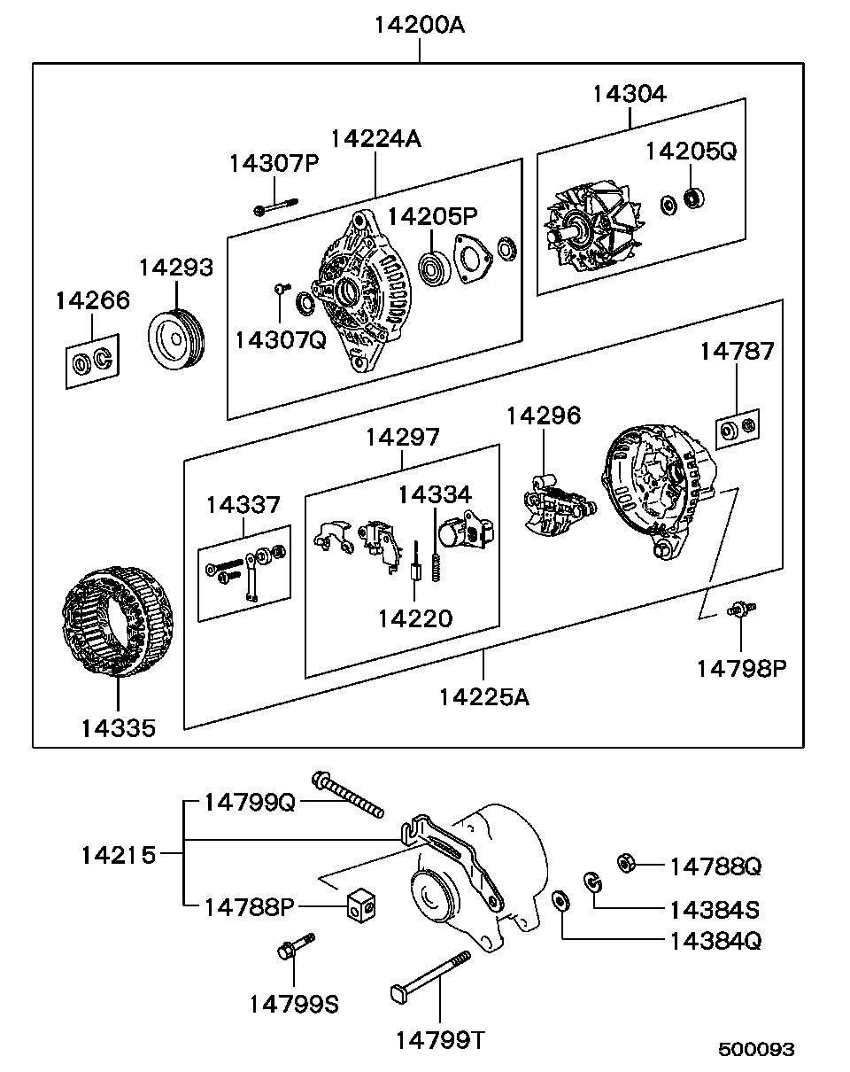 Mitsubishi MD 114620 - Alternatore autozon.pro