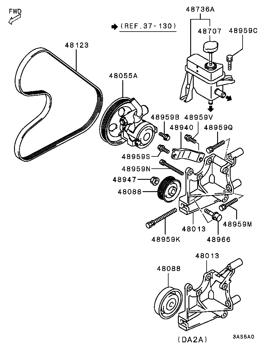 TOYOTA MD345384 - Cinghia Poly-V autozon.pro