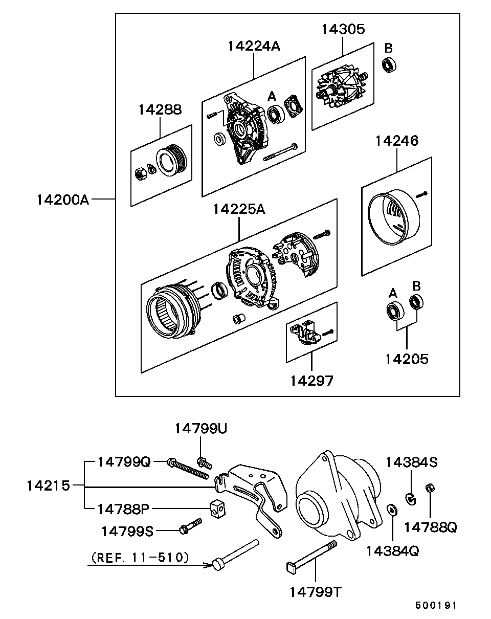 Mitsubishi MD 327551 - Alternatore autozon.pro