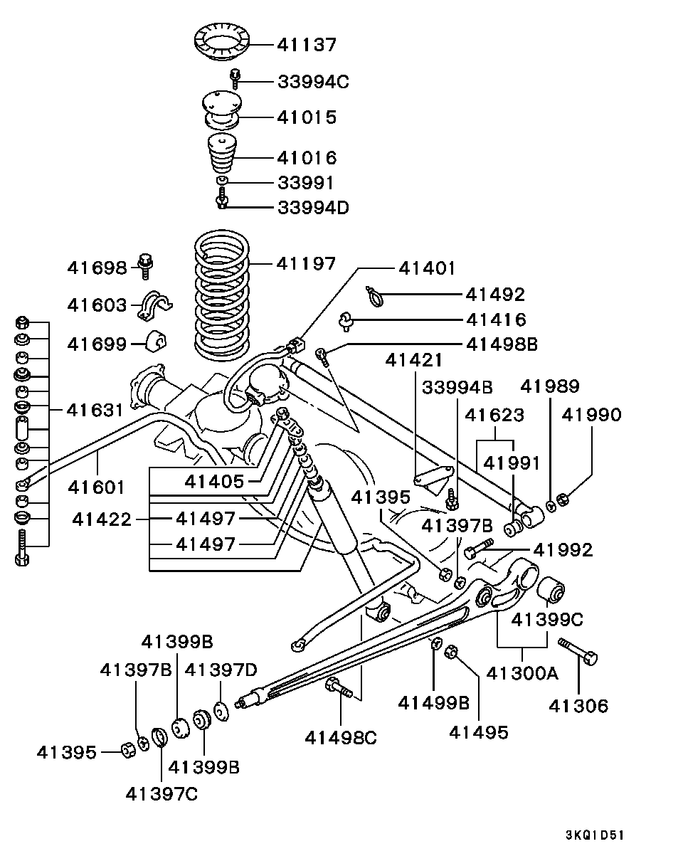 Mitsubishi MB891677 - Ammortizzatore autozon.pro