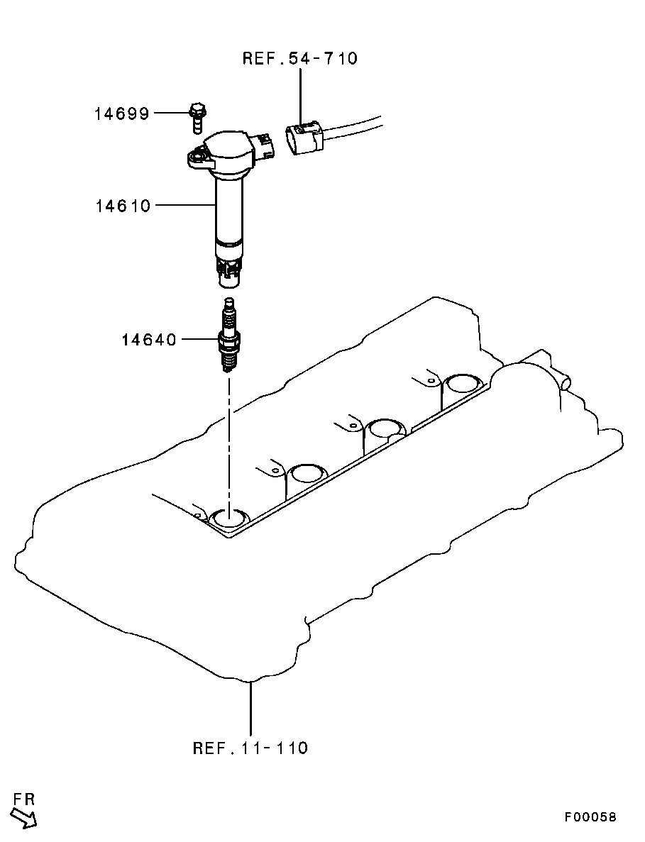 Mitsubishi 1822-A030 - Candela accensione autozon.pro