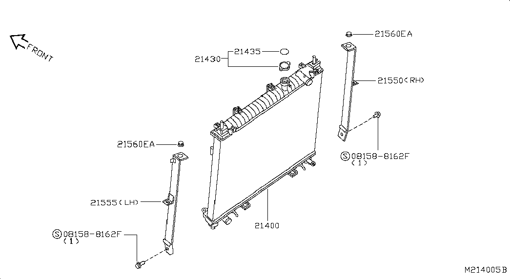 NISSAN 21430-VB310 - Tappo, radiatore autozon.pro