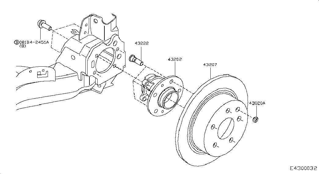 NISSAN 43206 4EA0B - Discofreno autozon.pro