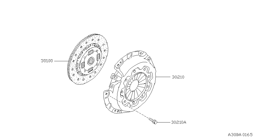 NISSAN 30210-0W800 - Spingidisco frizione autozon.pro