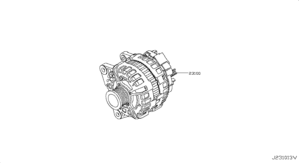 RENAULT 231004BE0A - Alternatore autozon.pro