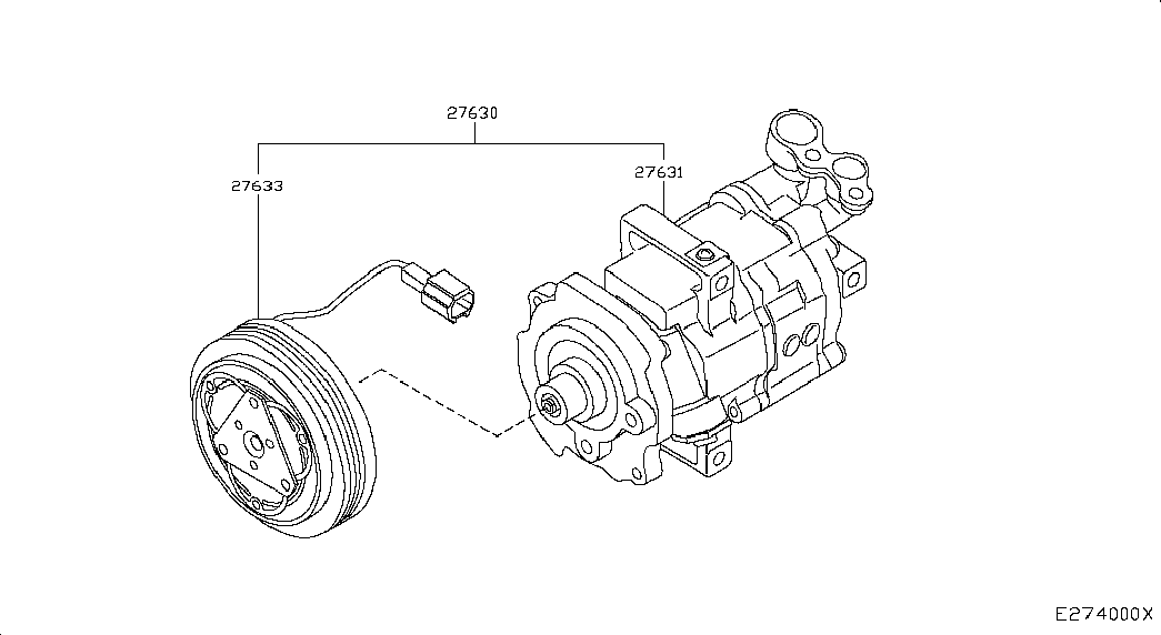 NISSAN 92600BB60A - Compressore, Climatizzatore autozon.pro