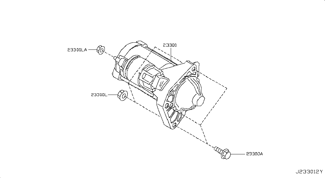 NISSAN 23300-00Q3J - Motorino d'avviamento autozon.pro