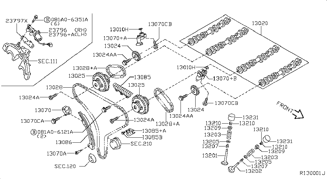 NISSAN 13207-3Z000 - Anello tenuta, Stelo valvola autozon.pro