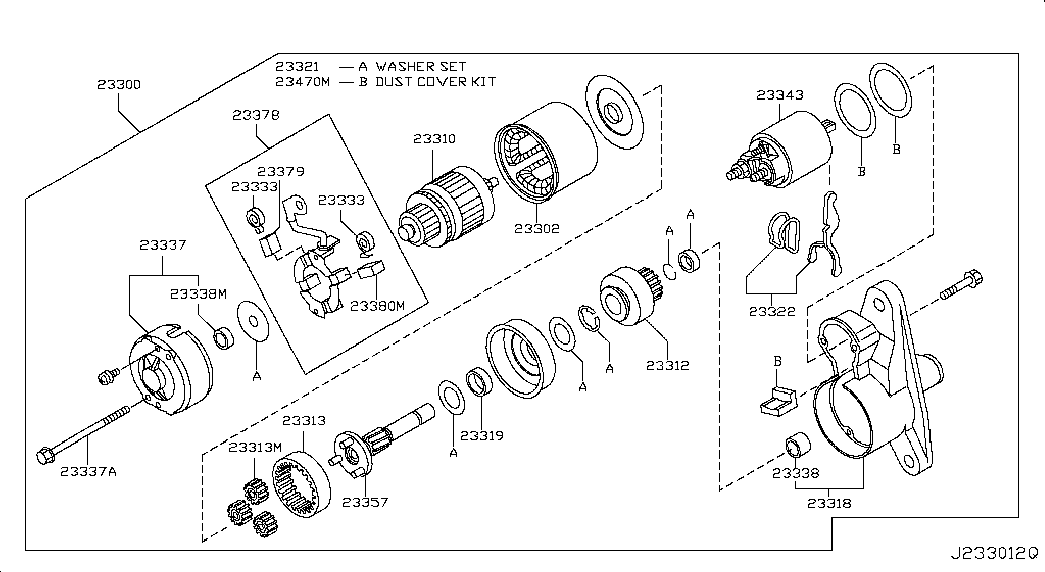 NISSAN 23378EN20B - Supporto, Spazzole in carbone autozon.pro