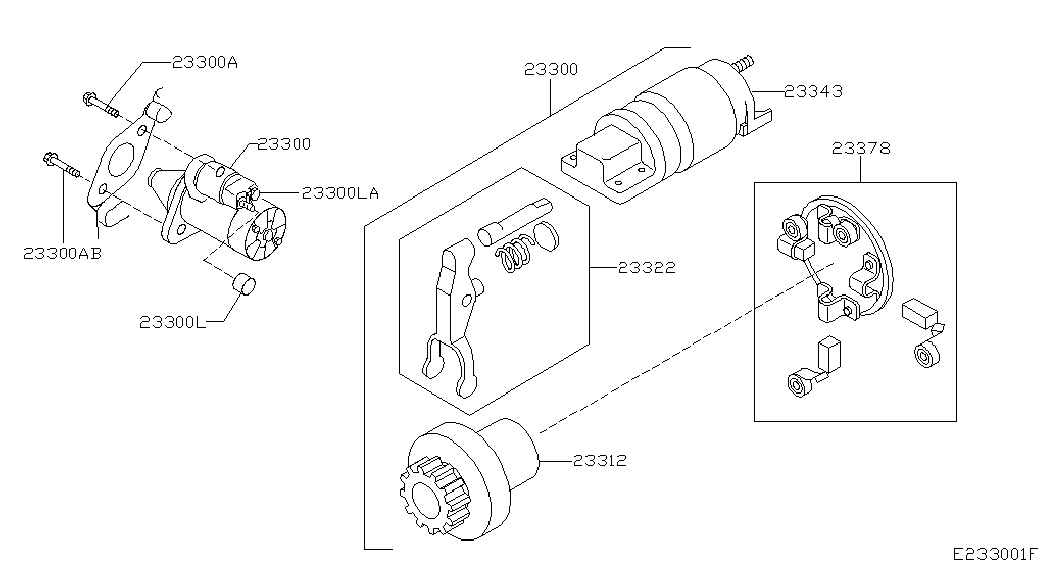 NISSAN 23300-0M30A - Motorino d'avviamento autozon.pro