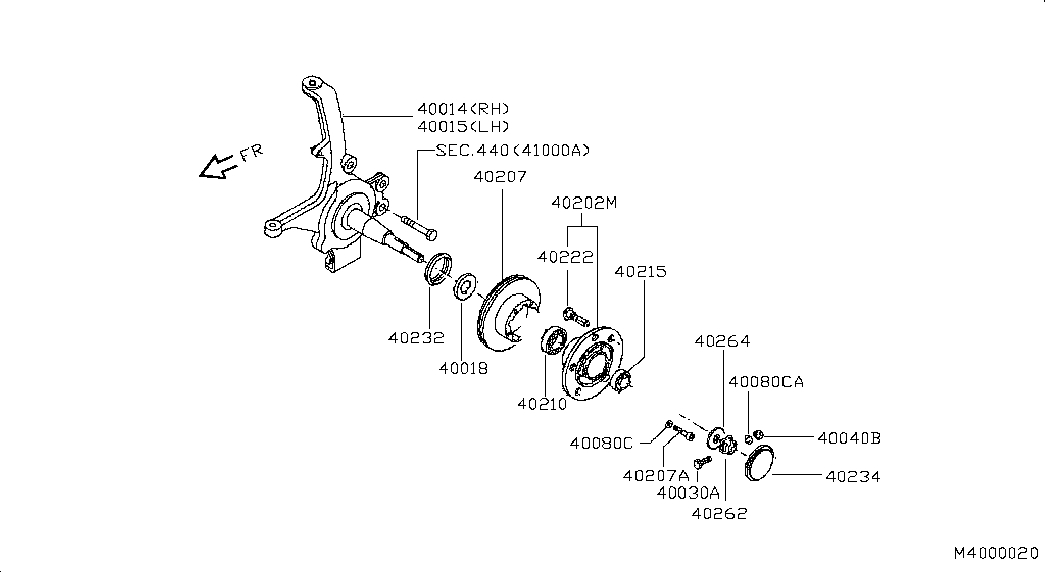 NISSAN 402159X50A - Kit cuscinetto ruota autozon.pro