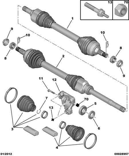 CITROËN 3273.VK - Albero motore / Semiasse autozon.pro