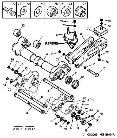 PEUGEOT 5170.82 - REAR ANTI-ROLL BAR autozon.pro