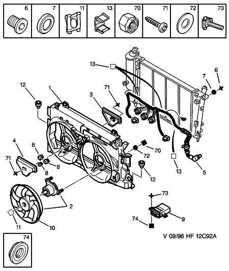 CITROËN 1254 66 - Ventola, Raffreddamento motore autozon.pro