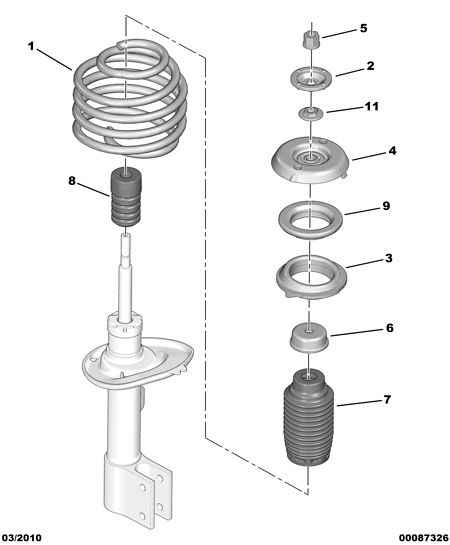 CITROËN 5038 G4 - Supporto ammortizzatore a molla autozon.pro