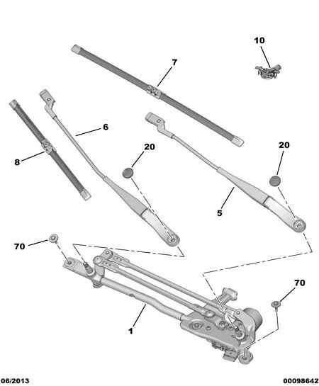 PEUGEOT 16 106 705 80 - Spazzola tergi autozon.pro