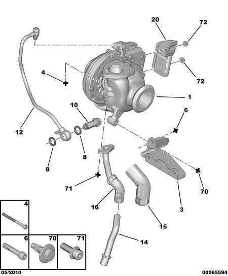 PEUGEOT 0375 N3 - Turbocompressore, Sovralimentazione autozon.pro