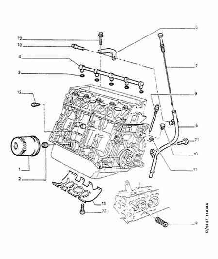 PEUGEOT 1171 64 - ENGINE OIL GAUGE GUIDE autozon.pro