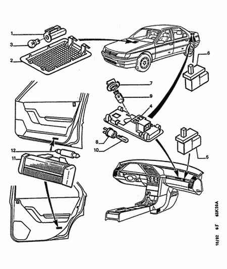 CITROËN/PEUGEOT 6216 C3 - Lampadina, luce di posizione posteriore autozon.pro